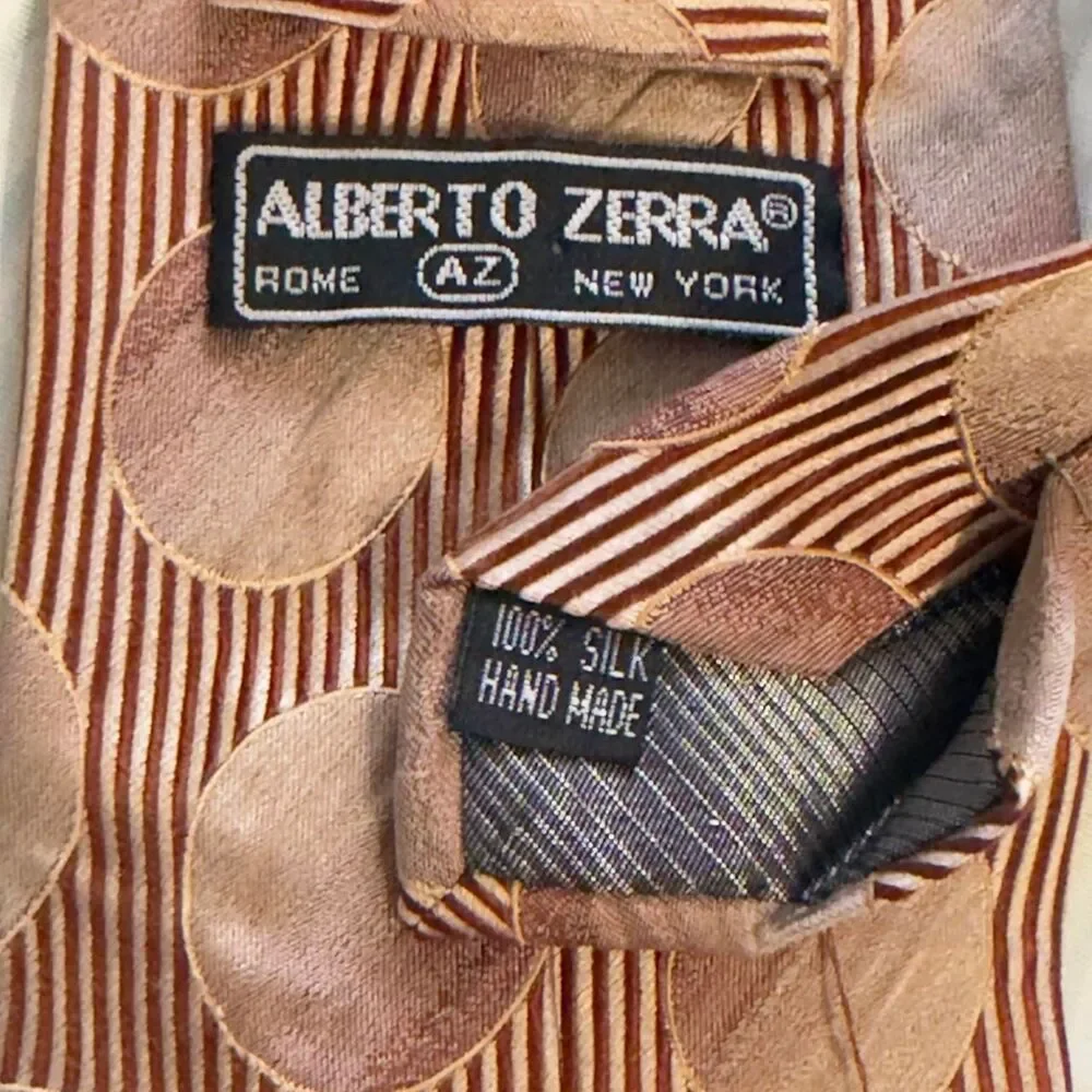 Alberto Zerra 100% Silk Handmade Necktie  #silk #tie
